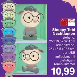 Wiglo Wunderland TIM HOME Sheepy Tobi Nachtlampe Angebot