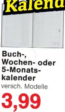 Wiglo Wunderland Buch-, Wochen- oder 5-Monatskalender Angebot