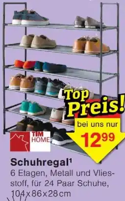 Wiglo Wunderland TIM HOME Schuhregal Angebot