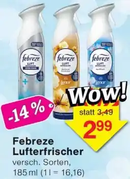 Wiglo Wunderland Febreze Lufterfrischer Angebot
