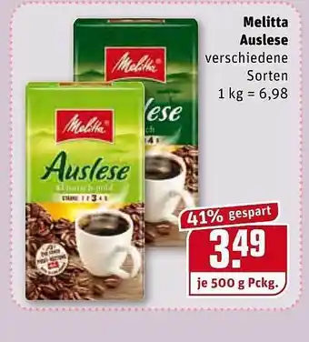 REWE Kaufpark Melitta Auslese Angebot