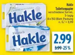 diska Hakle Toilettenpapier Angebot