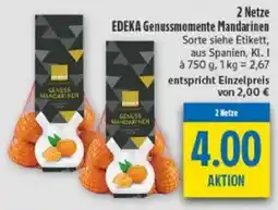 diska EDEKA Genussmomente Mandarinen Angebot