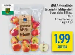 diska EDEKA Heimatliebe Sächsische Tafeläpfel rot Angebot