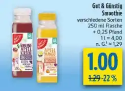 diska Gut & Günstig Smoothie Angebot