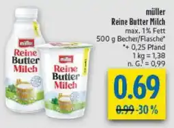 diska müller Reine Butter Milch Angebot