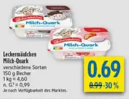 diska Leckermäulchen Milch-Quark Angebot
