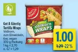 diska Gut & Günstig Tortilla Wraps Angebot