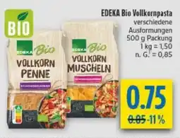 diska EDEKA Bio Vollkornpasta Angebot