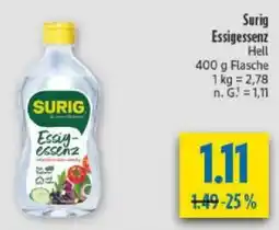 diska Surig Essigessenz Hell Angebot