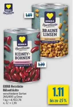 diska EDEKA Herzstücke Hülsenfrüchte Angebot