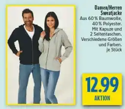 diska Damen/Herren Sweatjacke Angebot