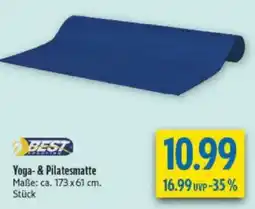 diska BEST Sporting Yoga- & Pilatesmatte Angebot