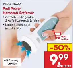 Netto Marken-Discount VITALMAXX Pedi Power Hornhaut-Entferner Angebot