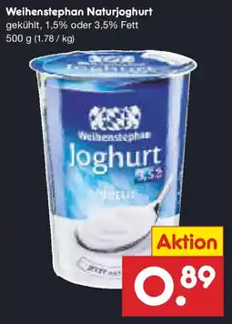 Netto Marken-Discount Weihenstephan Naturjoghurt Angebot