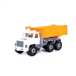 Netto Marken-Discount Polesie Spielzeug LKW, Kipper 96241 Ladefläche, Pritschenwagen, Kippfunktion orange Angebot
