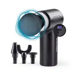 Netto Marken-Discount VITALmaxx Massagegerät Mini-Gun 5-tlg. 7,4V schwarz/silber Angebot