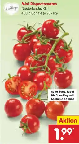 Netto Marken-Discount Mini-Rispentomaten Angebot