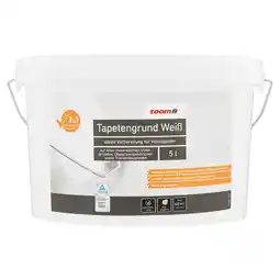 toom Baumarkt toom Tapetengrund 3in1 weiß 5 l Angebot