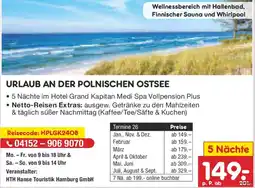 Netto Marken-Discount Urlaub an der polnischen ostsee 5 Nächte Angebot