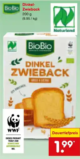 Netto Marken-Discount Dinkel- Zwieback Angebot