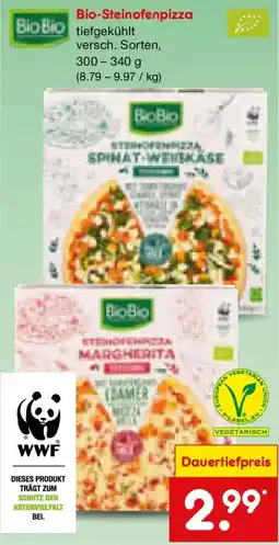 Netto Marken-Discount Bio Bio Bio-Steinofenpizza Angebot