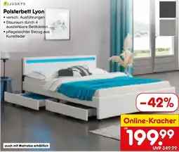 Netto Marken-Discount JUSKYS Polsterbett Lyon Angebot