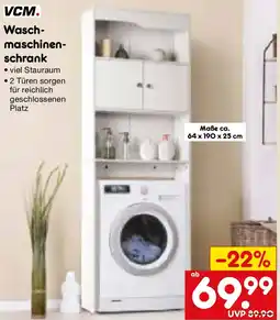 Netto Marken-Discount VCM. Waschmaschinenschrank Angebot