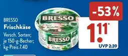 Aldi Süd BRESSO Frischkäse Angebot