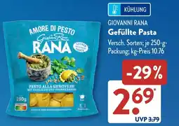 Aldi Süd GIOVANNI RANA Gefüllte Pasta Angebot