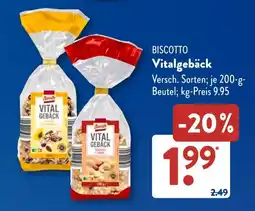 Aldi Süd BISCOTTO Vitalgebäck Angebot