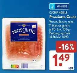 Aldi Süd CUCINA NOBILE Prosciutto Crudo Angebot