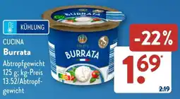 Aldi Süd CUCINA Burrata Angebot