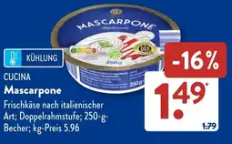 Aldi Süd CUCINA Mascarpone Angebot