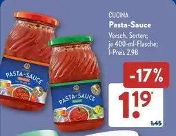 Aldi Süd CUCINA Pasta-Sauce Angebot