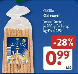 Aldi Süd CUCINA Grissotti Angebot