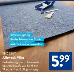 Aldi Süd DECO CRAFT Allzweck-Vlies Angebot
