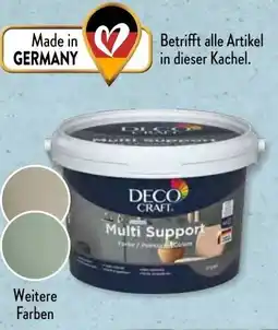 Aldi Süd DECO CRAFT Wandfarbe Angebot