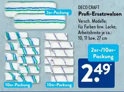 Aldi Süd DECO CRAFT Profi-Ersatzwalzen Angebot