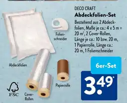 Aldi Süd DECO CRAFT Abdeckfolien-Set Angebot