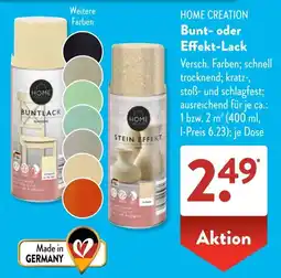Aldi Süd HOME CREATION Bunt- oder Effekt-Lack Angebot