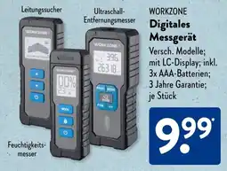 Aldi Süd WORKZONE Digitales Messgerät Angebot