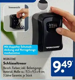 Aldi Süd WORKZONE Schlüsseltresor Angebot