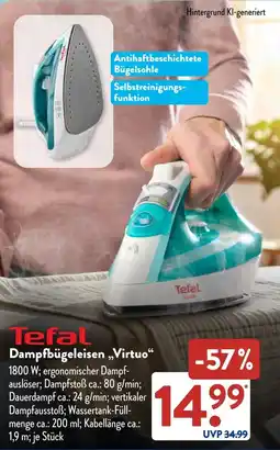 Aldi Süd Tefal Dampfbügeleisen „Virtuo“ 1800 W Angebot