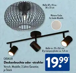 Aldi Süd CASALUX Deckenleuchte oder -strahler Angebot