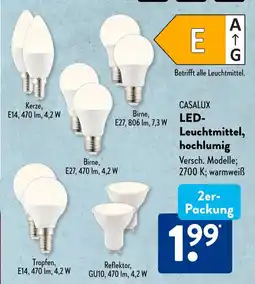 Aldi Süd CASALUX LED- Leuchtmittel, hochlumig Angebot