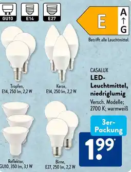 Aldi Süd CASALUX LED- Leuchtmittel, niedriglumig Angebot