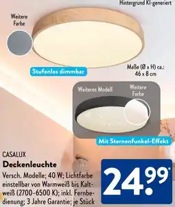 Aldi Süd CASALUX Deckenleuchte Angebot