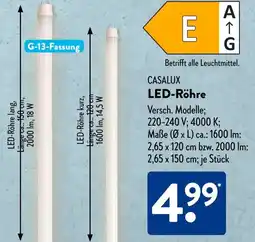 Aldi Süd CASALUX LED-Röhre Angebot