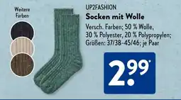 Aldi Süd UP2FASHION Socken mit Wolle Angebot
